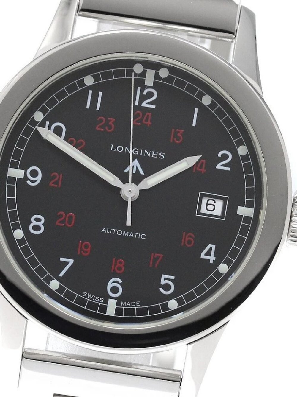 LONGINES Heritage Military L2.832.4 Date black Dial Automatic Men's Watch_970732